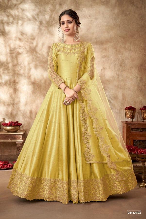 Aanaya 145 Silk Exclusive Wear Designer Salwar Suits Collection